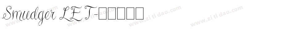 Smudger LET字体转换
